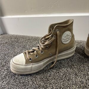 Converse Women's Beige High-Top Sneakers